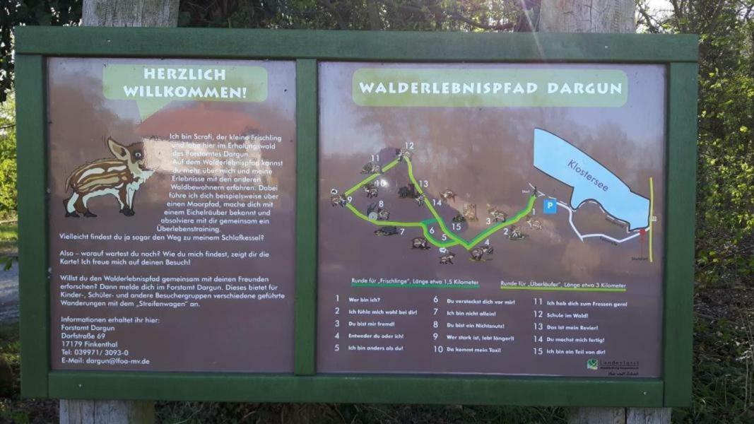Ferienhaus Paul Am Klostersee, Urlaub Mit Hund Dargun Εξωτερικό φωτογραφία